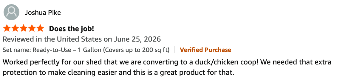 Amazon review by Joshua Pike — Does the job