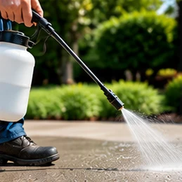 2. Spray until saturated