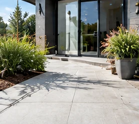 Walkways protected with Nanoprotect